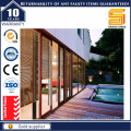 Customised Size Automatic Operation Curved Glass Sliding Door